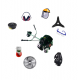 Motocoasa pe benzina CAMPION 7* Professional, 8 Accesorii Incluse, 12000RPM, 58CC, 8.5CP, NEAGRA