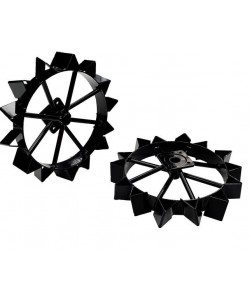 Progarden RM47 set 2 roti metalice 475x30x115mm, accesoriu motocultoare seria Campo U