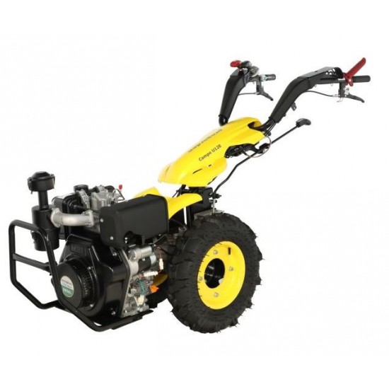 ProGARDEN Campo U12E motocultor multifunctional 12CP, diesel, pornire electrica, 3+2 viteze, reductor