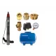Kit complet hidrofor, Pompa submersibila de apa curata 1800 W, 12 turbine, Cablu alimentare 15 Metri, Bazin hidrofor 50 Litri, accesorii incluse