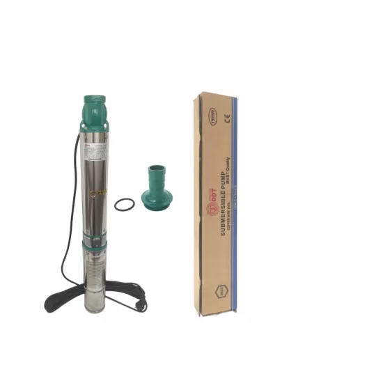 Pachet Pompa submersibila de mare adancime, DDT, QJD120-1.5, 1500 W, Inox, 8 + Presostat electronic automat DDT LS6, 1.1kW