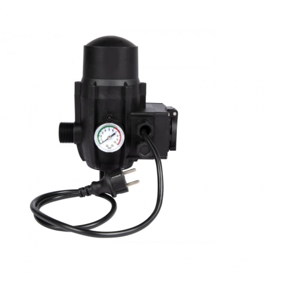 Pachet Pompa submersibila de mare adancime, DDT, 4SDM3-20, 2500 W, 20 turbine, 12 m³/h Inox, 30 m cablu + Presostat electronic automat DDT, LS-4