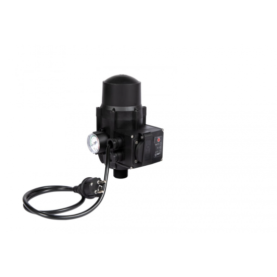 Pachet Pompa submersibila de mare adancime, DDT, 4SDM3-20, 2500 W, 20 turbine, 12 m³/h Inox, 30 m cablu + Presostat electronic automat DDT, LS-4
