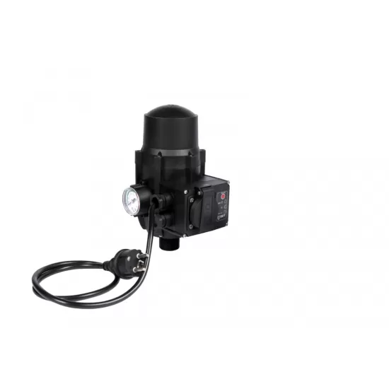 Pachet Pompa submersibila de mare adancime, DDT, 4SDM3-20, 2500 W, 20 turbine, 12 m³/h Inox, 30 m cablu + Presostat electronic automat DDT, LS-4