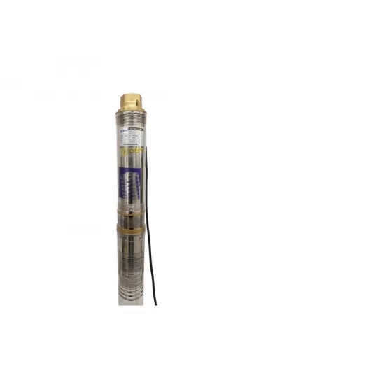 Pachet Pompa submersibila de adancime, DDT, QJD2-8, 1100 W, 8 turbine, Inox + Presostat electronic automat DDT, LS-4