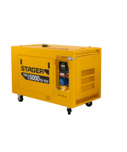 Generator profesional Stager YDE15000TA-TA3, 11.5 kW, DualPower 230-400V, insonorizat, diesel, 3000rpm, pornire electrica