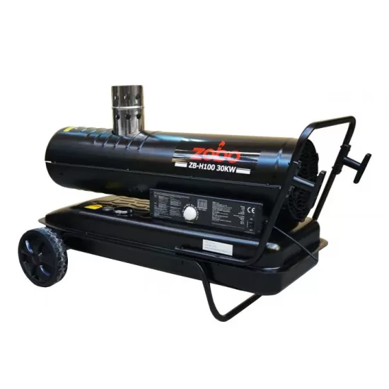 Zobo ZB-H100 Tun de aer cald, ardere indirecta, 30kW, 230V, 200mp
