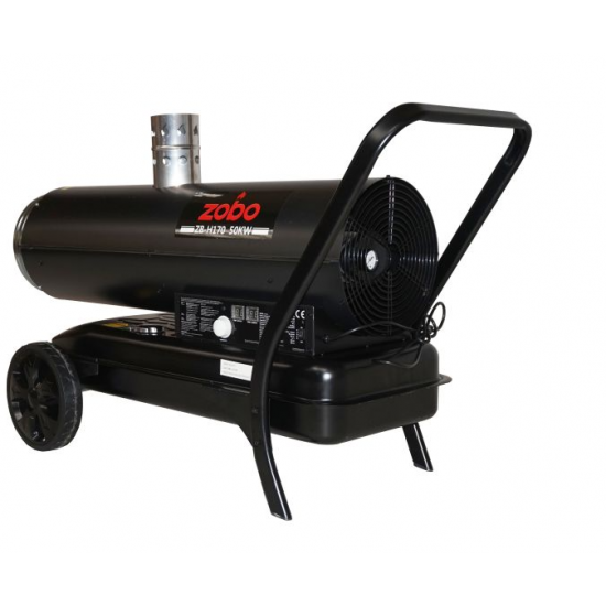 Zobo ZB-H170 Tun de aer cald, ardere indirecta, 50kW, 230V, 23mc