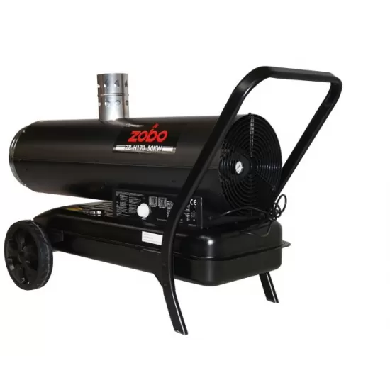 Zobo ZB-H170 Tun de aer cald, ardere indirecta, 50kW, 230V, 23mc