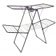 Uscator de rufe metalic Genius Dublu Maestro ERTONE G95U, 130x60x123cm, 6 randuri de suport, pliabil, sustine 20 Kg