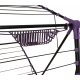Uscator de rufe metalic Genius Dublu Maestro ERTONE G95U, 130x60x123cm, 6 randuri de suport, pliabil, sustine 20 Kg