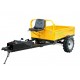 ProGARDEN Alpine RM500T Remorca cu tractiune G2, 500kg, 1 osie, prindere bolt pentru motocultor, roti profil agricol 6.00-12, 4 prezoane