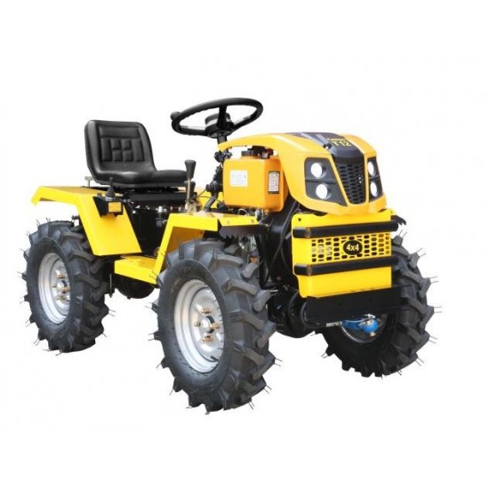 ProGARDEN Campo T12 Minitractor G2.1 4x4, 12CP, diesel, hidraulica fata-spate, roti 6.00-12