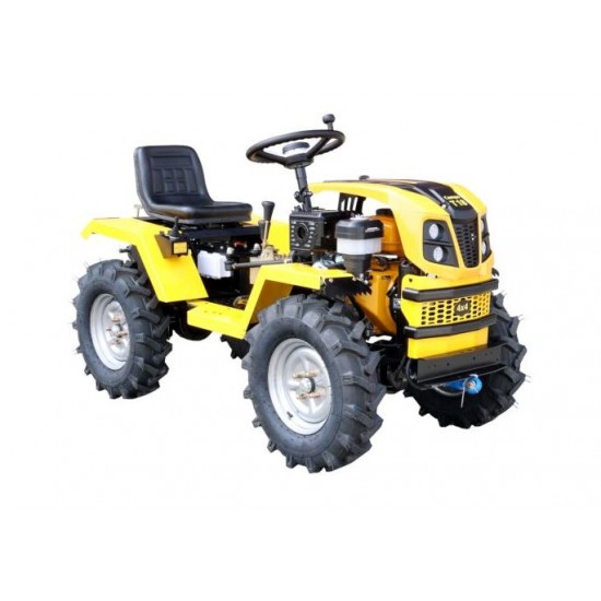 ProGARDEN Campo T18 Minitractor G2.1 4x4, 18CP, benzina, hidraulica fata-spate, roti 6.00-12