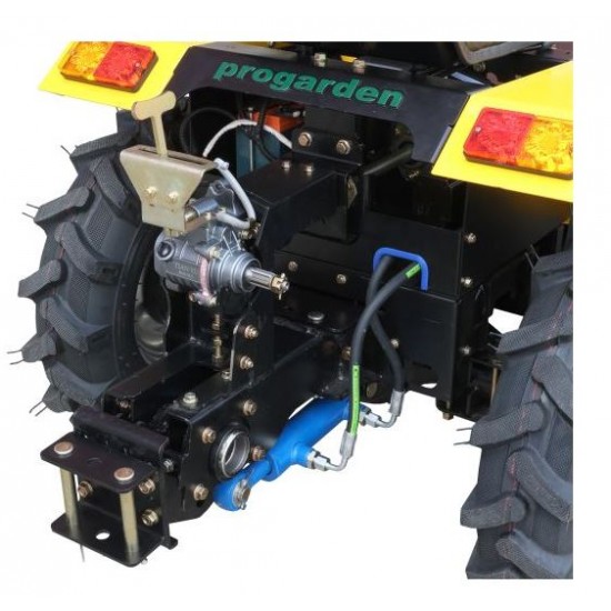 ProGARDEN Campo T18 Minitractor G2.1 4x4, 18CP, benzina, hidraulica fata-spate, roti 6.00-12
