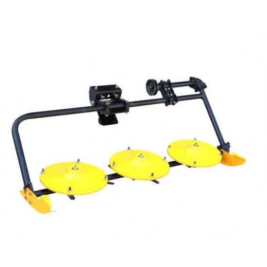 ProGARDEN Cositoare frontala rotativa cu 3 discuri pentru minitractoare Campo T12 G2, G2.1
