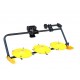 ProGARDEN Cositoare frontala rotativa cu 3 discuri pentru minitractoare Campo T12 G2, G2.1
