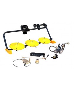 ProGARDEN Cositoare frontala rotativa cu 3 discuri pentru minitractoare Campo T18 G2, G2.1