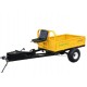 ProGARDEN Pachet Alpine RM500T Remorca cu tractiune 500kg, 1 osie, prindere bolt pentru motocultor, roti 19x7-8 si set manicoti Adaptiv 3 in 1 S