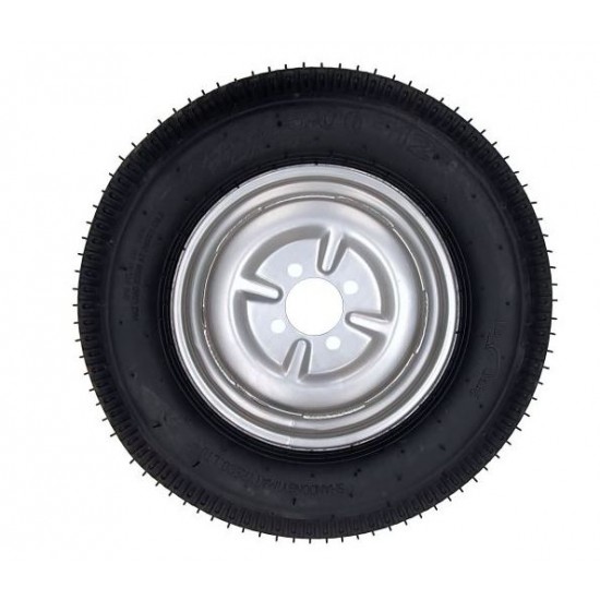 ProGARDEN Set roti complete profil rutier 5.00-12, 4 prezoane, RIM 3.00B