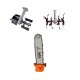 Motocoasa pe benzina CAMPION 7* Professional, 12000RPM, 58CC, 8.5CP + CULTIVATOR+ PRASITOARE+ CAP DRUJBA