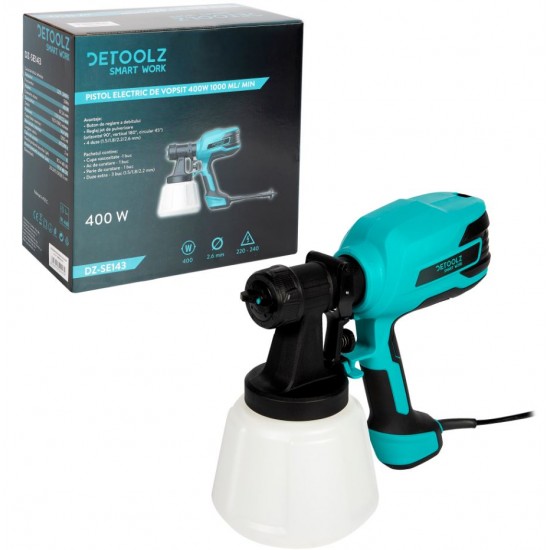 Pistol electric de vopsit 400W 1000 ml/min