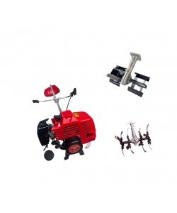 Motocoasa pe benzina CAMPION 7* Professional, 12000RPM, 58CC, 8.5CP + CULTIVATOR si PRASITOARE