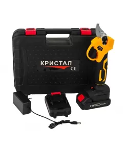 Foarfeca vita de vie & crengi, DDT-CRISTAL, 2 acumulatori 21 V, 2 Ah, Deschidere 30 mm Foarfeca vita de vie & crengi, DDT-CRISTAL, 2 acumulatori 21 V, 2 Ah, Deschidere 30 mm