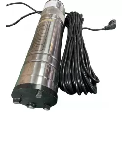 Pompa submersibila Italy Technology, melc inox, cablu 20 m, putere 1500 wati, debit 5 m³/h Pompa submersibila Italy Technology, melc inox, cablu 20 m, putere 1500 wati, debit 5 m³/h