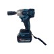 Trusa German Meister Masina cu Impact + Polizor Unghiular 128V, 8Ah, cu 2 Acumulatori