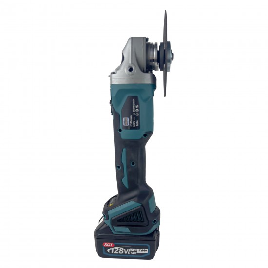 Trusa German Meister Masina cu Impact + Polizor Unghiular 128V, 8Ah, cu 2 Acumulatori