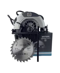 Fierastrau circular de mana German Meister, albastru, 1600W, 4700RPM, Diametru Disc 185mm Fierastrau circular de mana German Meister, albastru, 1600W, 4700RPM, Diametru Disc 185mm