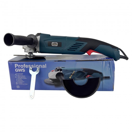 Polizor unghiular, ( Flex electric ), German Meister 1600W, diametru disc max 125mm, 10000Rpm, Albastru, Variator viteza