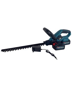 Foarfeca de tuns gard viu si copaci, German Meister, 2 acumulatori, 128V 8Ah, Albastru