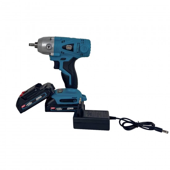 Autofiletanta German Meister, 128V 8Ah, 2 acumulatori albastra + 4 panze de slefuit