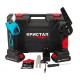 Set foarfeca & Mini drujba cu 2 acumulatori DDT-CRISTAL, incarcator, accesorii incluse, 24 V, 2 Ah