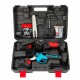 Set foarfeca & Mini drujba cu 2 acumulatori DDT-CRISTAL, incarcator, accesorii incluse, 24 V, 2 Ah