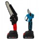 Set foarfeca & Mini drujba cu 2 acumulatori DDT-CRISTAL, incarcator, accesorii incluse, 24 V, 2 Ah