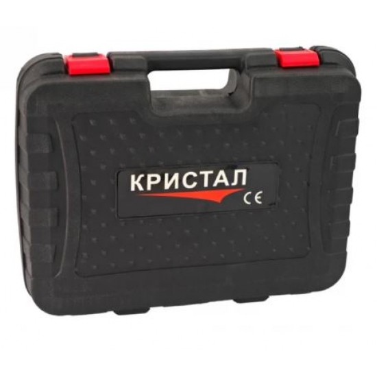 Set foarfeca & Mini drujba cu 2 acumulatori DDT-CRISTAL, incarcator, accesorii incluse, 24 V, 2 Ah
