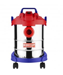 Aspirator electric 12L, curatare umeda si uscata, filtru HEPA - EVCR0801, EMTOP
