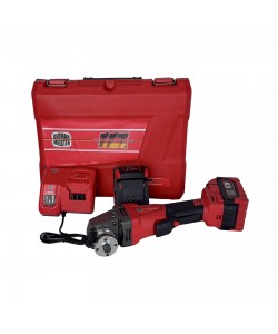 Polizor Unghiular / Flex German Meister, Rosu , cu 2 Acumulatori, 36V, 8Ah, 10000 RPM.