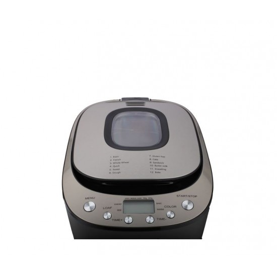 Masina de facut paine Zilan ZLN5213 Negru, putere 550W, ecran digital, coacere ajustabila