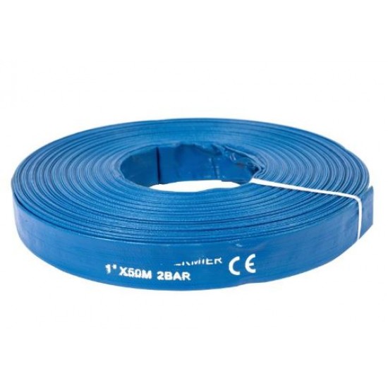 Furtun apa refulare Flat PVC 1" 50 M