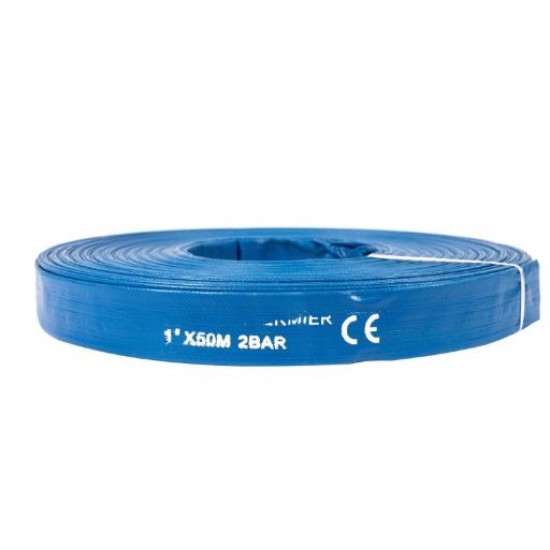 Furtun apa refulare Flat PVC 1" 50 M