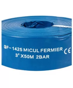 Furtun apa refulare Flat PVC 3" 50M Furtun apa refulare Flat PVC 3" 50M