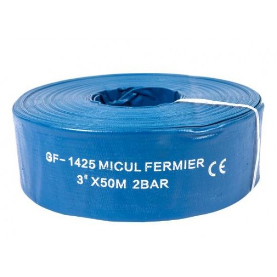 Furtun apa refulare Flat PVC 3" 50M