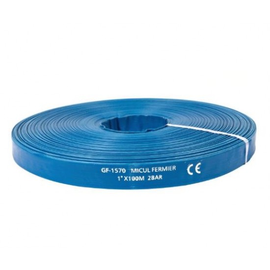 Furtun apa refulare Flat PVC 1'' 100m