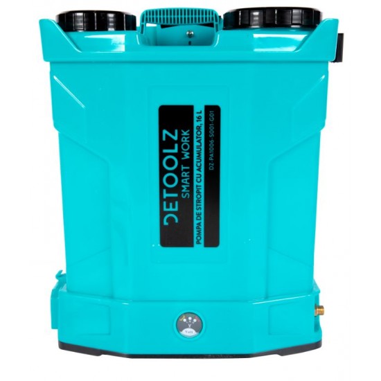 Pompa de stropit cu acumulator, Detoolz 16L