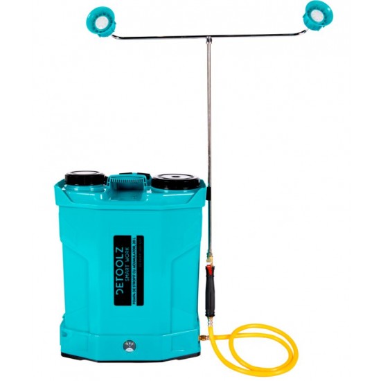 Pompa de stropit cu acumulator, Detoolz 16L