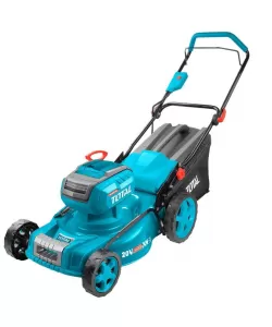 Masina de tuns iarba TOTAL pe acumulatori , 40V, diametru taiere 46cm, cos colector 60L, 2 acumulatori 5Ah si incarcator dublu inclus Masina de tuns iarba TOTAL pe acumulatori , 40V, diametru taiere 46cm, cos colector 60L, 2 acumulatori 5Ah si incarcator dublu inclus